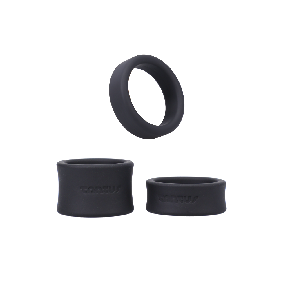 Soft Ball Stretcher Kit with Cock Ring Onyx