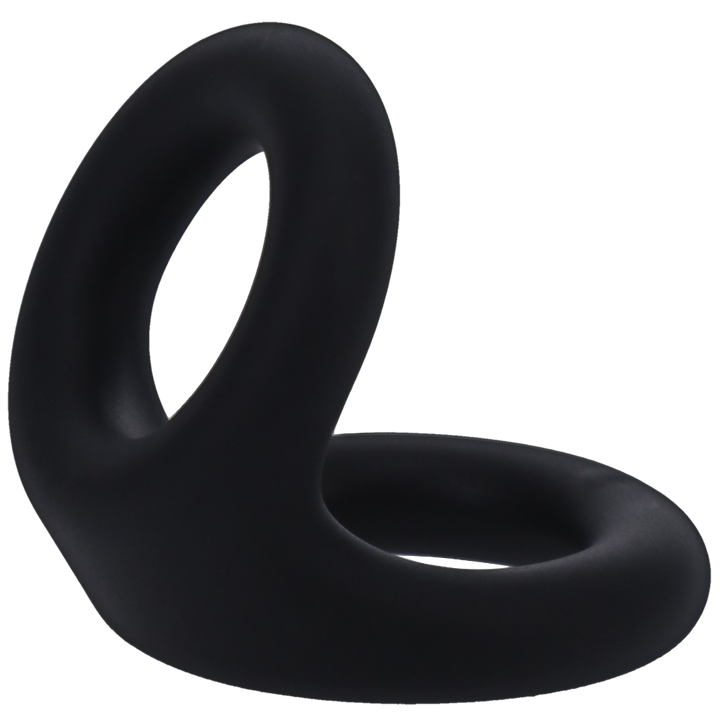 Tantus Uplift Cock Ring Onyx Left
