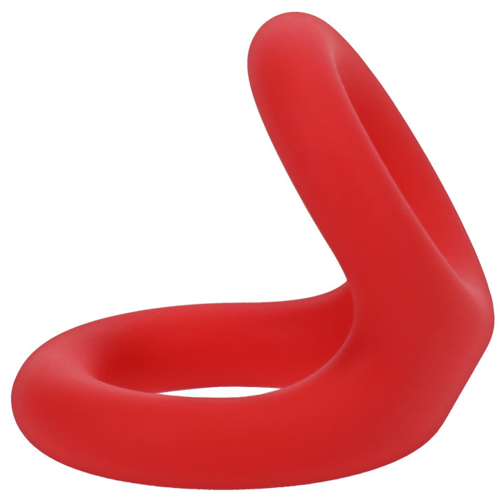Tantus Uplift Cock Ring Crimson Right