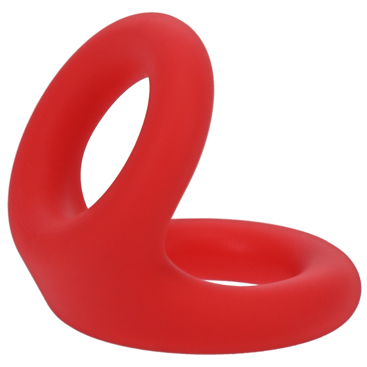 Tantus Uplift Cock Ring Crimson Left