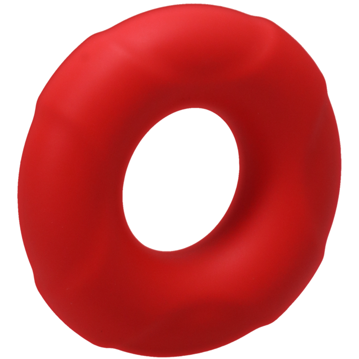Tantus Buoy Small Cock Ring Crimson Left
