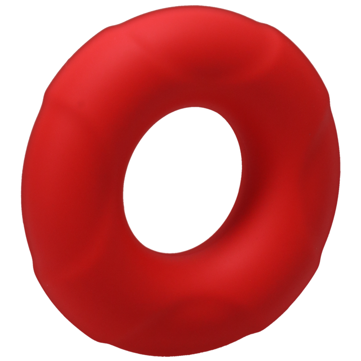 Tantus Buoy Medium Cock Ring Crimson Left