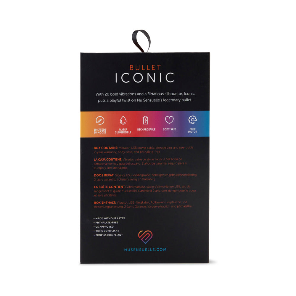 Nu Sensuelle Iconic Bullet Tantus Nu Sensuelle Iconic Bullet Tantus