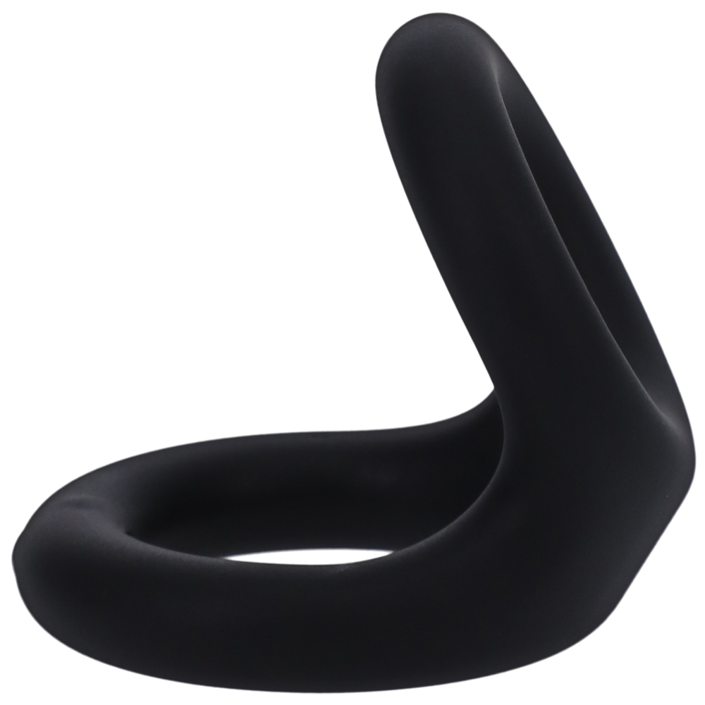 Tantus Uplift Cock Ring Onyx Right