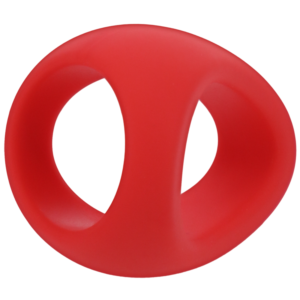 Tantus Stirrup Cock Ring Crimson Bottom