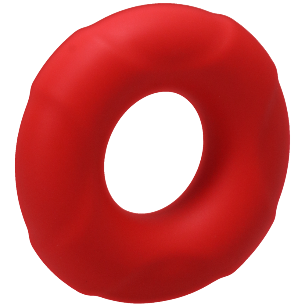 Tantus Buoy Small Cock Ring Crimson Left