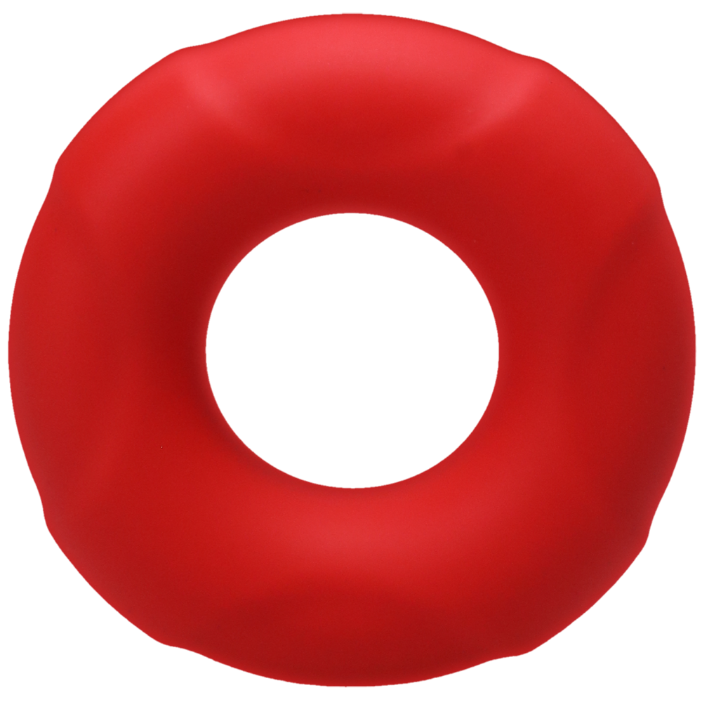 Tantus Buoy Small Cock Ring Crimson
