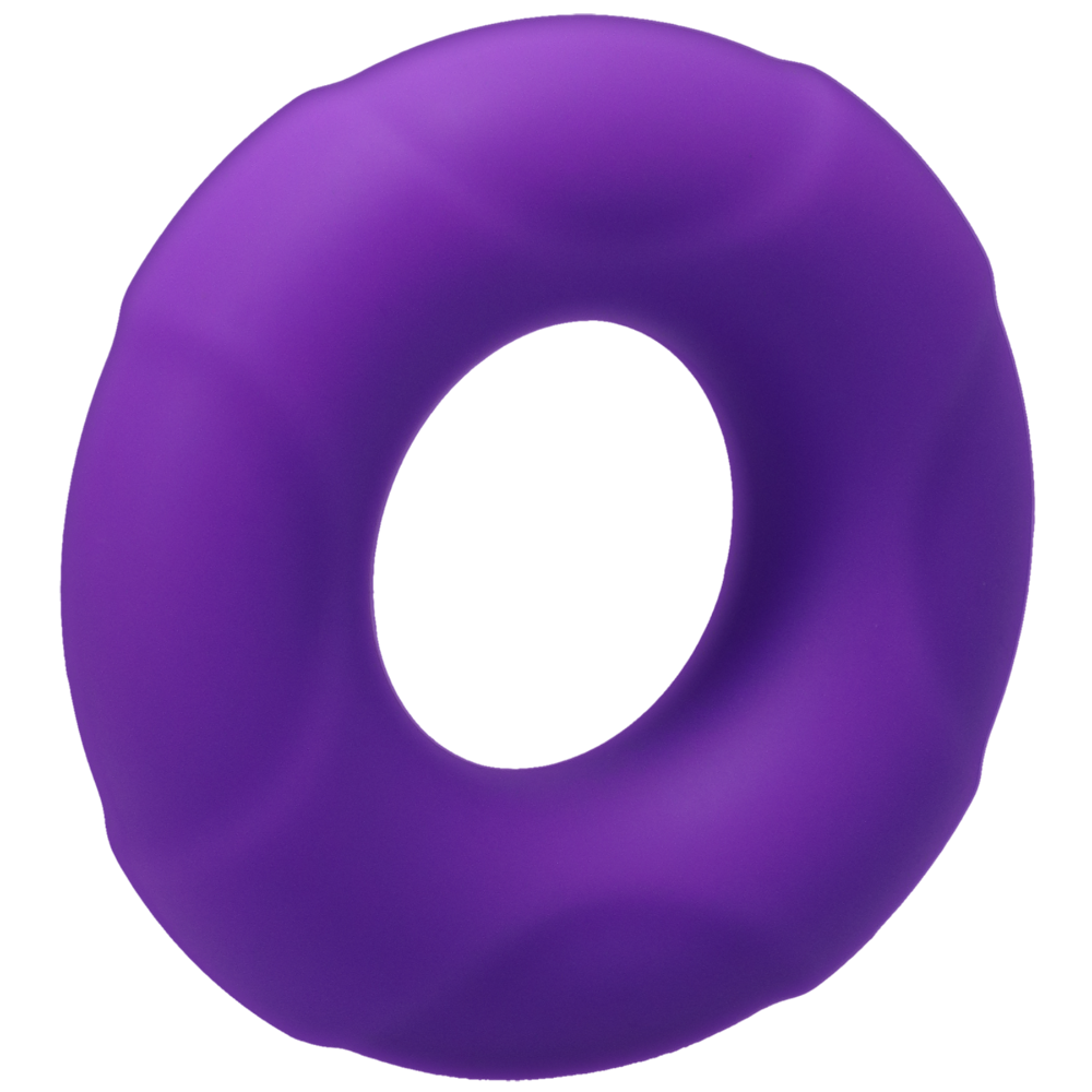 Tantus Buoy Medium Cock Ring Lilac Left