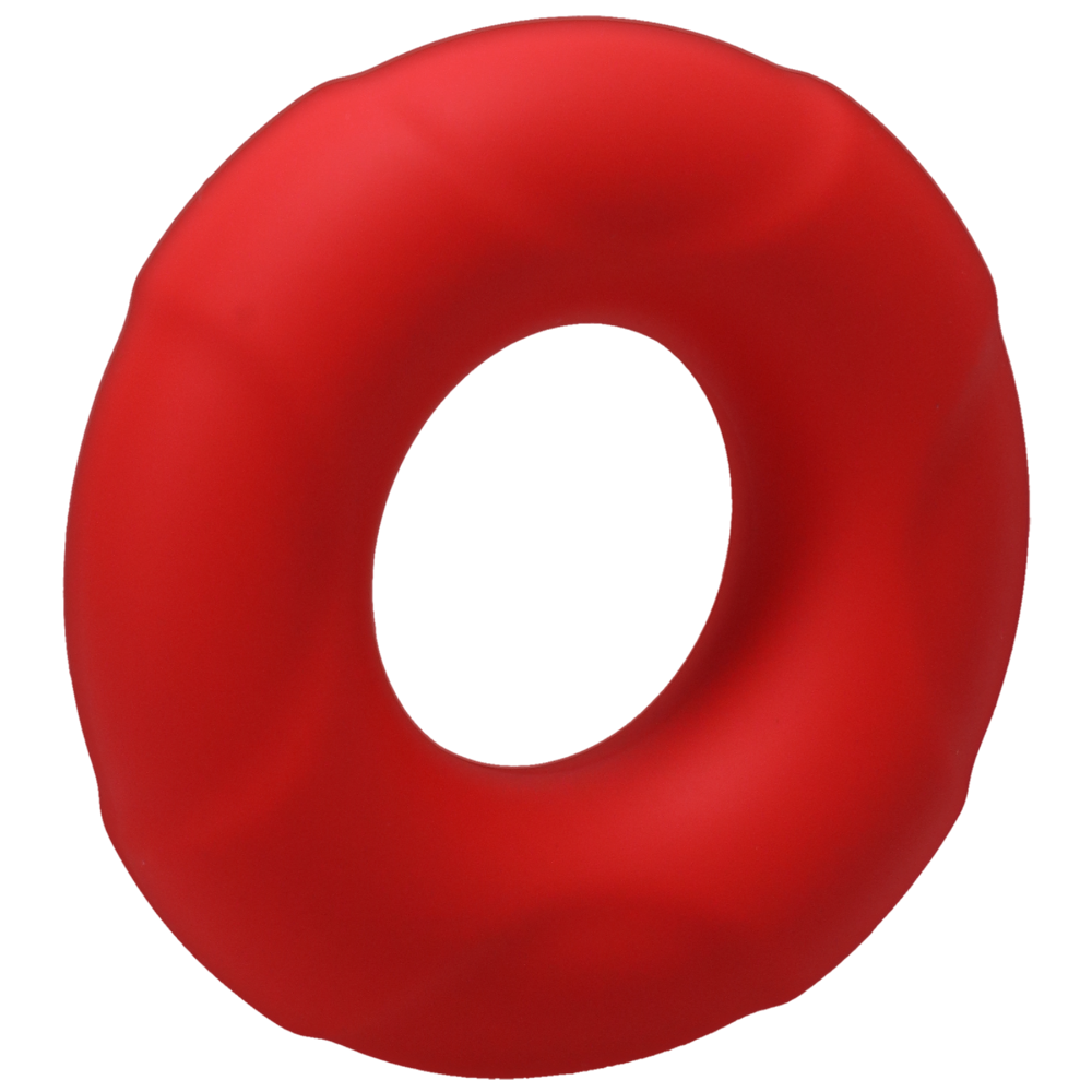 Tantus Buoy Medium Cock Ring Crimson Left